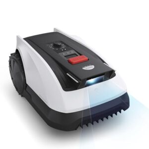 ECOVACS Goat O800 RTK Robot Tondeuse sans Fil périphérique 800 m², RTK+Vision Améliorée par Lidar, Cartographie Automatique, Passages étroits jusqu'à 0,7 m, Tonte précise des Bordures, Pente 45%