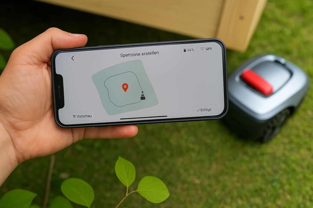 smartphone avec l’interface MOVAhome